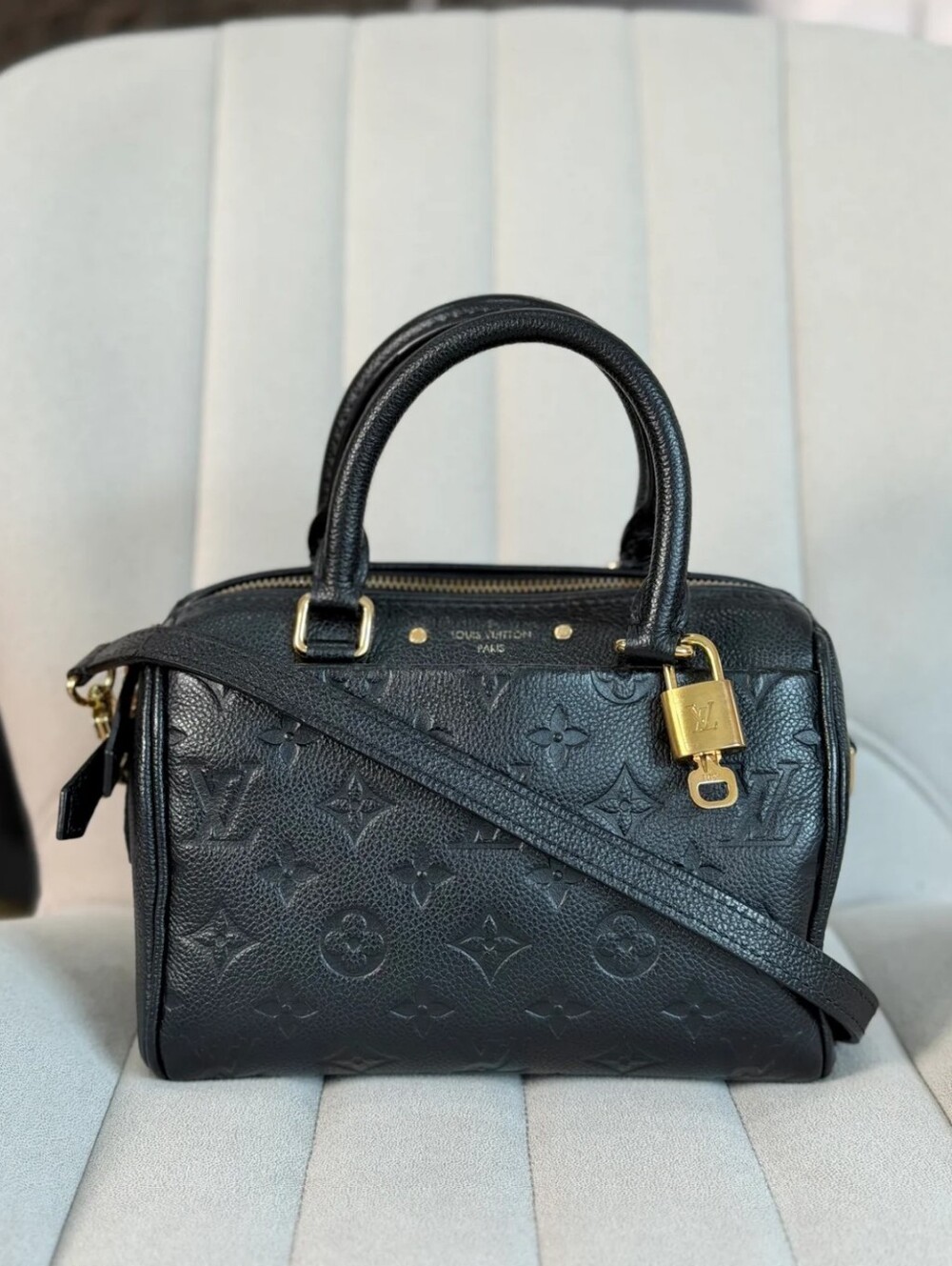 Louis Vuitton Speedy 20 Empreinte Noir Monogram